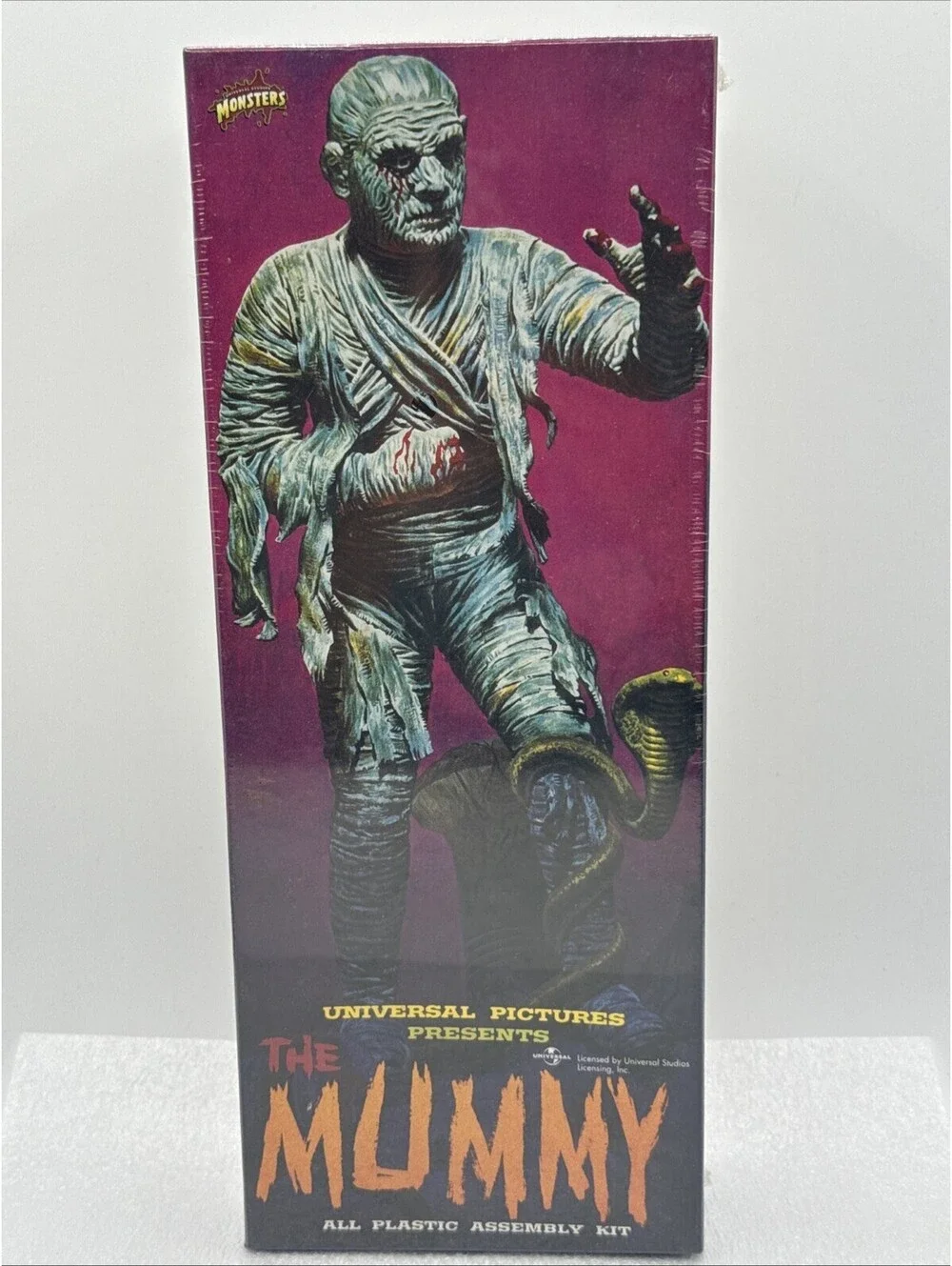 Aurora The Mummy Model Kit #427-98 Universal Monsters Sealed Lon Chaney Jr 1999